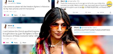 mia khalifa support palestine tweet